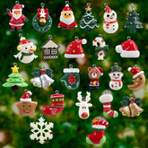 Set van 24 Kerstboomdecoraties – Adventskalender Vullers voor Kinderen | Feestelijke Ornamenten